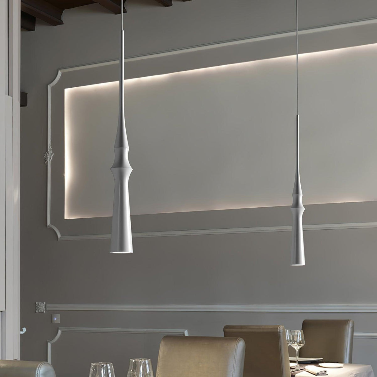 Elaran lámpara colgante minimalista de aluminio