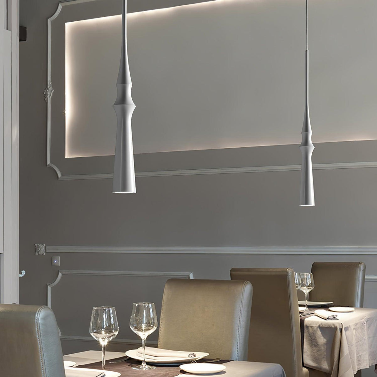 Elaran lámpara colgante minimalista de aluminio