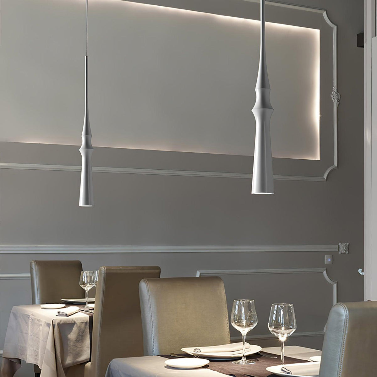 Elaran lámpara colgante minimalista de aluminio