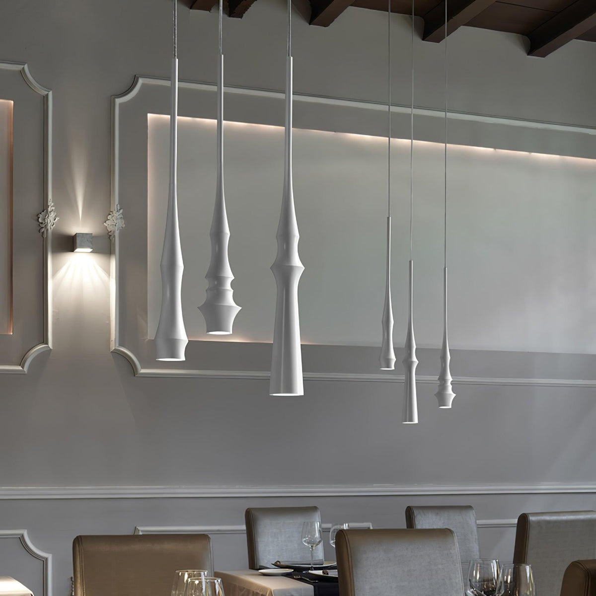Elaran lámpara colgante minimalista de aluminio