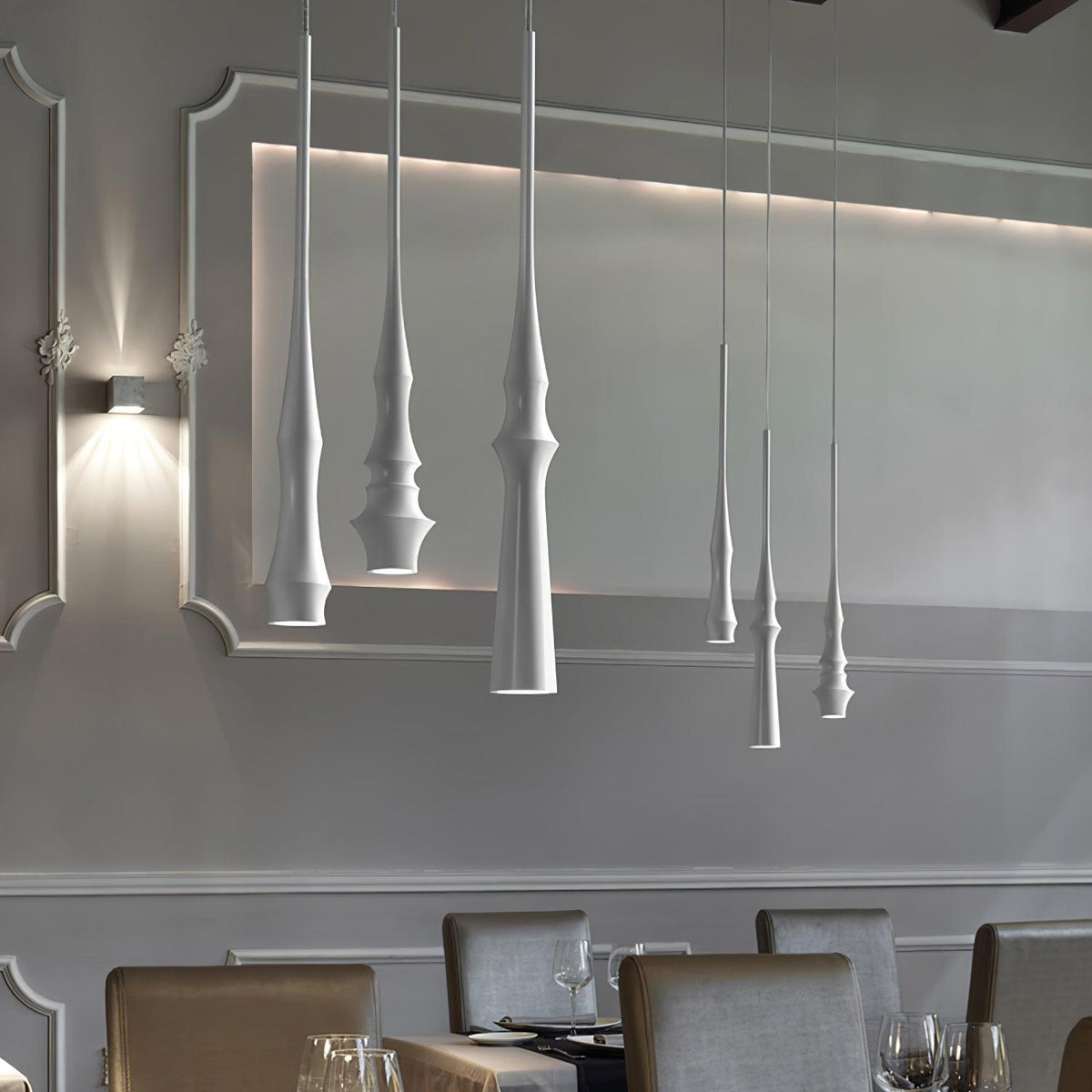 Elaran lámpara colgante minimalista de aluminio