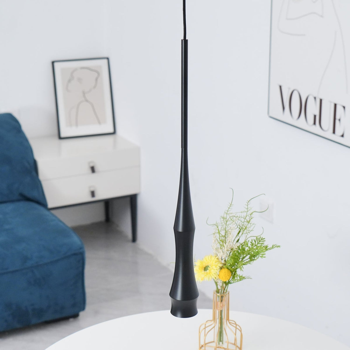 Elaran lámpara colgante minimalista de aluminio