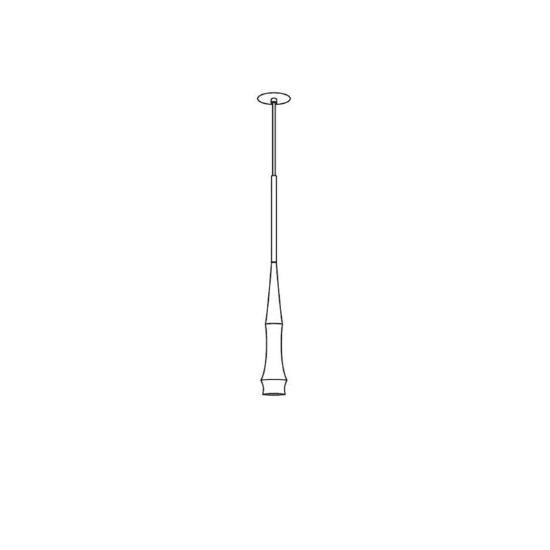 Elaran lámpara colgante minimalista de aluminio