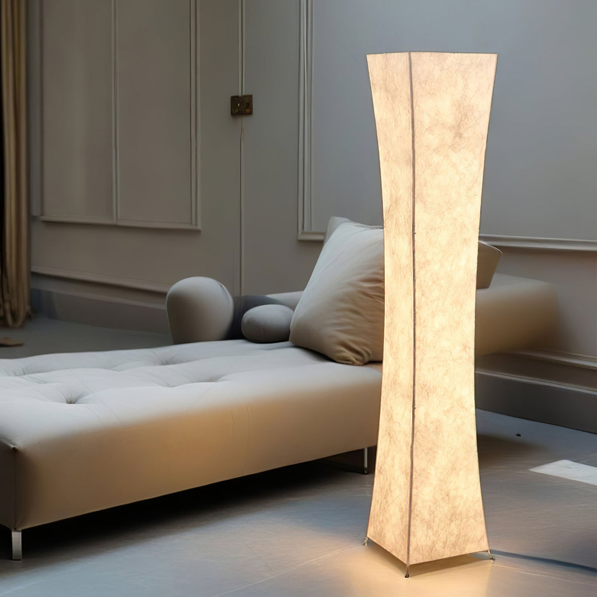 Ethereal lámpara de pie Slim Waist Tower