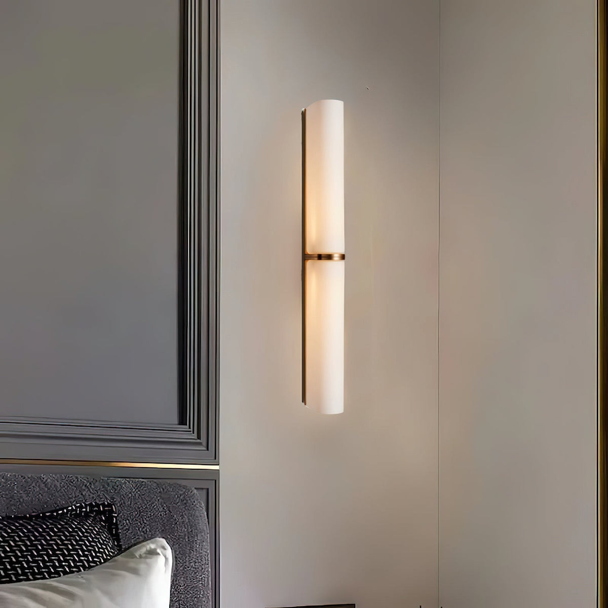 Eirisine aplique de pared con vidrio