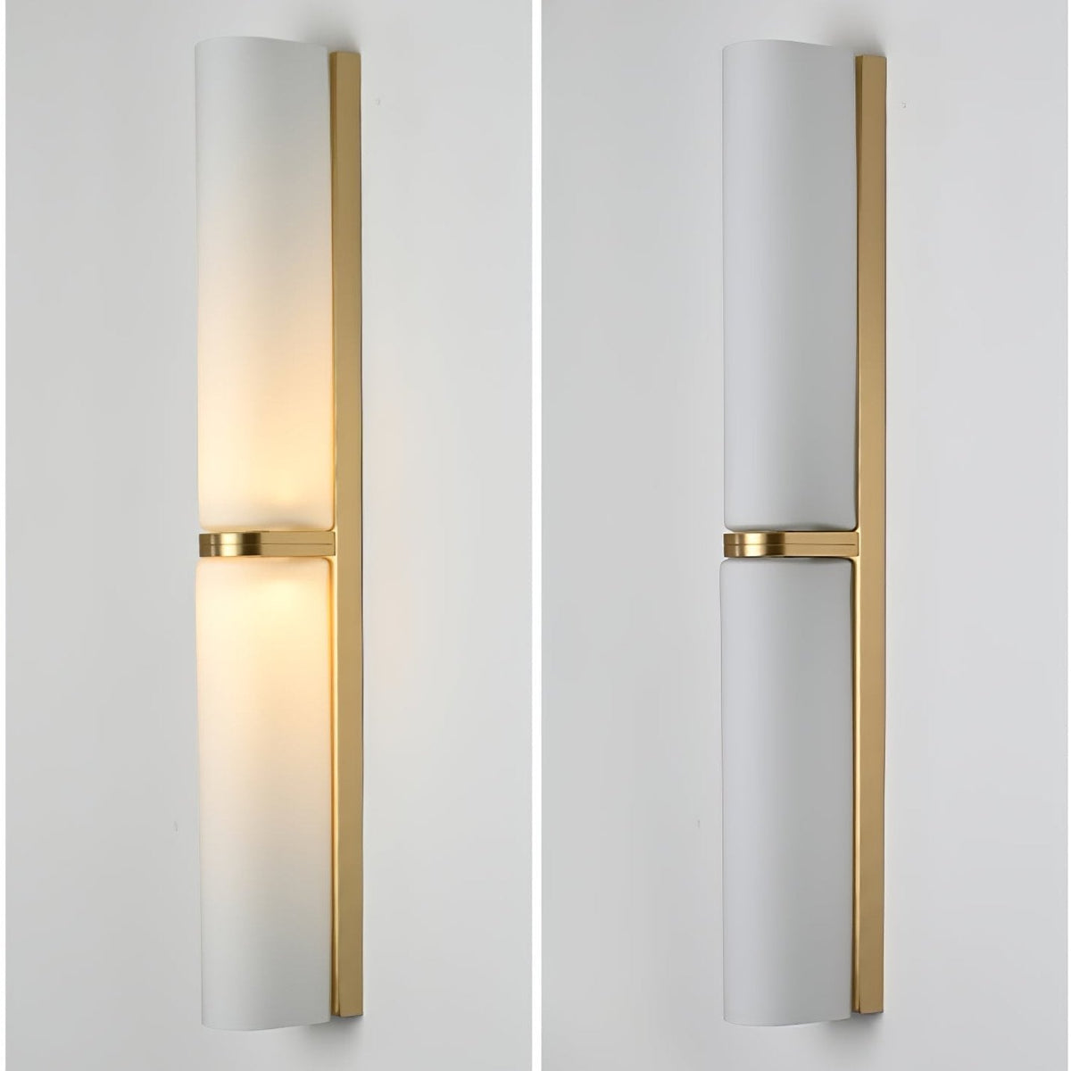 Alraeir Aplique de pared Vidrio Arte Moderno Minimalista