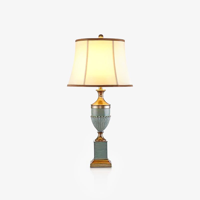 Lucivine lámpara de mesa vintage de resina