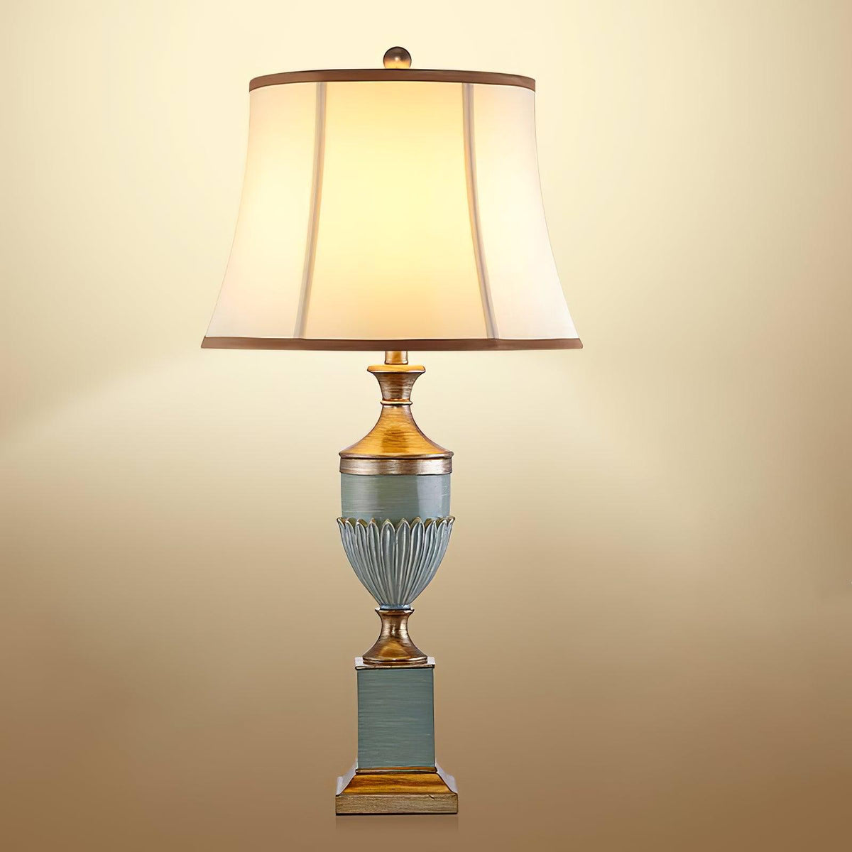 Lucivine lámpara de mesa vintage de resina