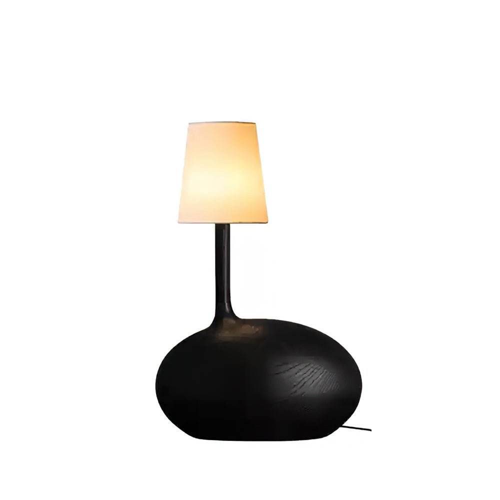 Brixten lámpara de mesa de madera y tejido