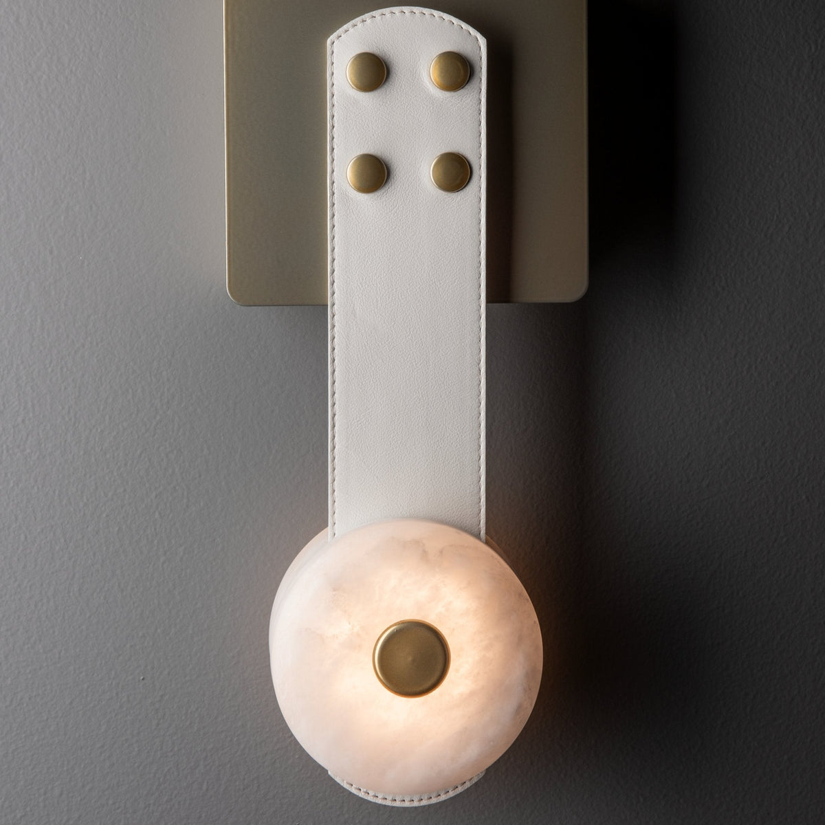 Eirerora aplique de pared alabastro