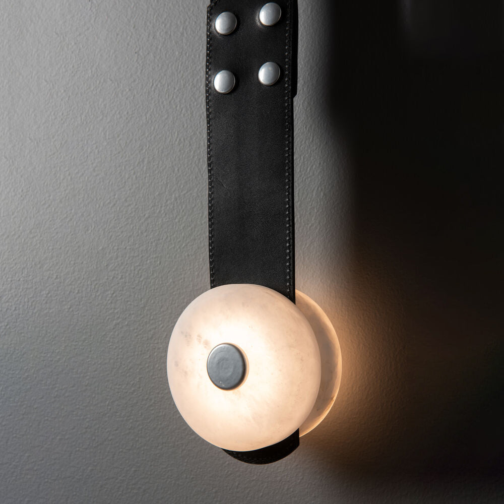 Eirerora aplique de pared alabastro