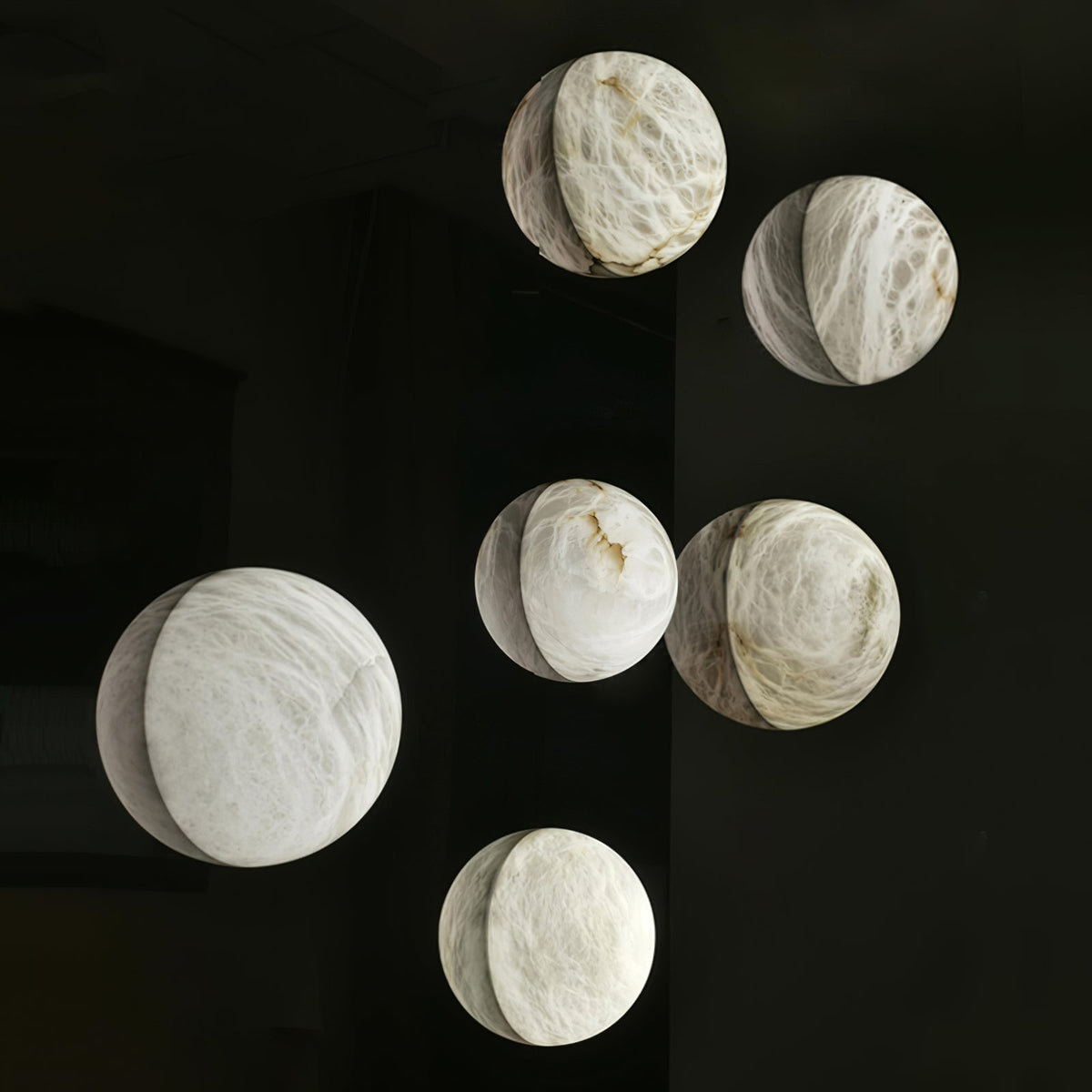 Albiaria aplique de pared Wabi-Sabi en alabastro