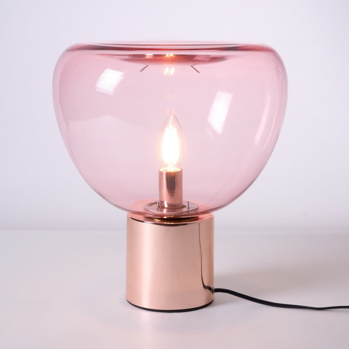 Jade lámpara de mesa moderna
