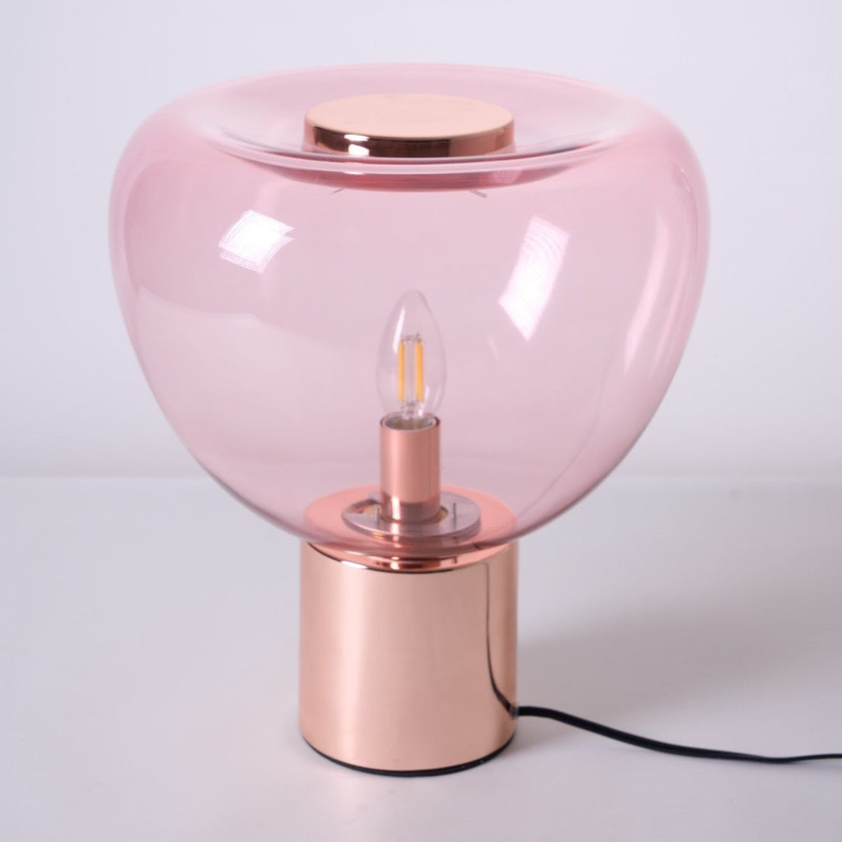 Jade lámpara de mesa moderna