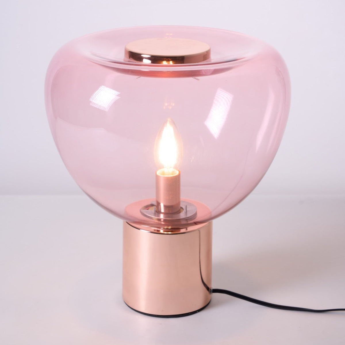 Jade lámpara de mesa moderna