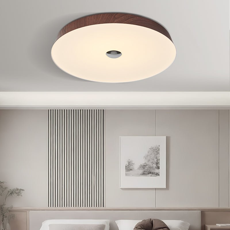Ceshaora lámpara de techo moderna minimalista con grano de madera