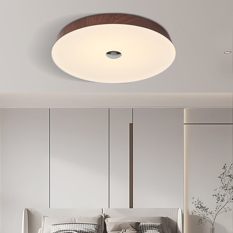 Ceshaora lámpara de techo moderna minimalista con grano de madera