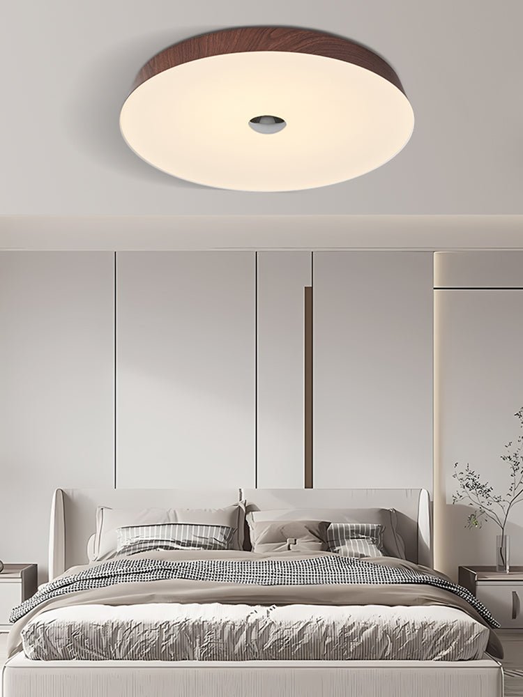 Ceshaora lámpara de techo moderna minimalista con grano de madera