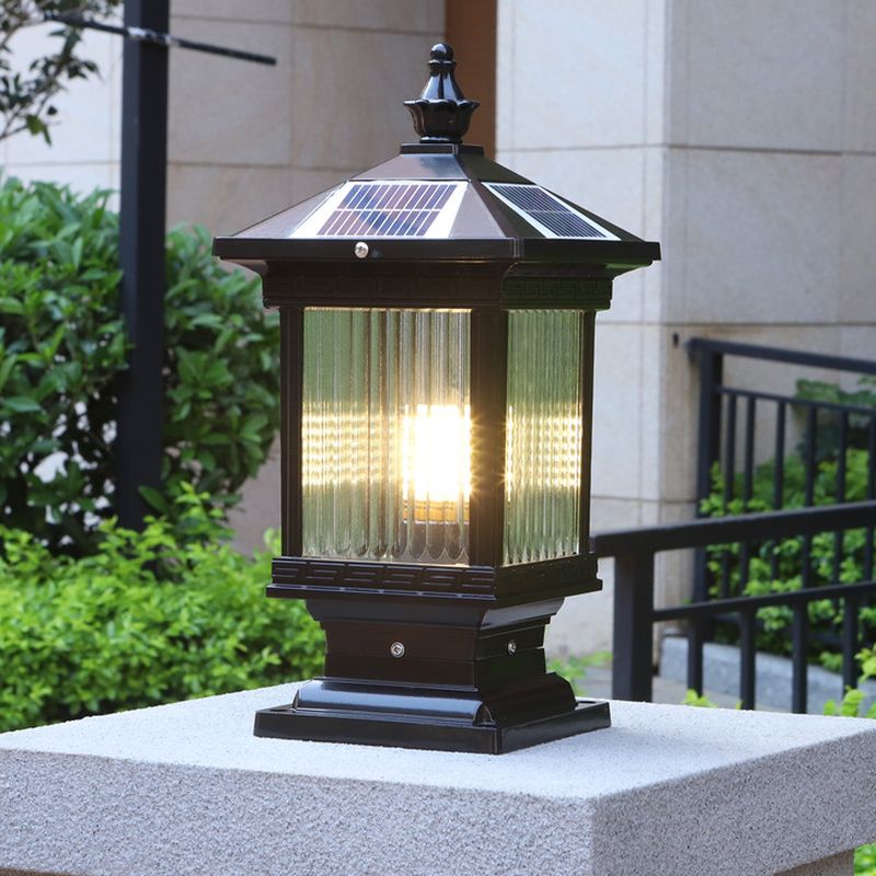 Ray Vintage de estilo clásico farol luminaria exterior solar
