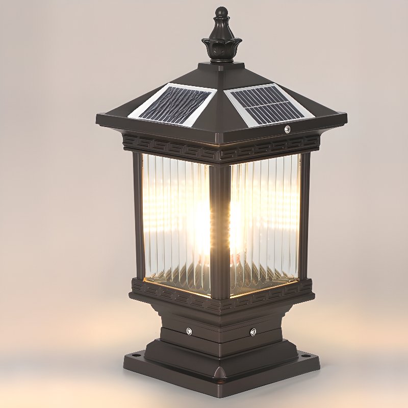Ray Vintage de estilo clásico farol luminaria exterior solar
