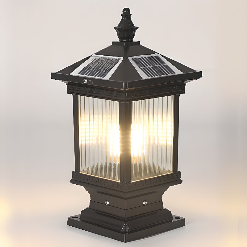 Ray Vintage de estilo clásico farol luminaria exterior solar