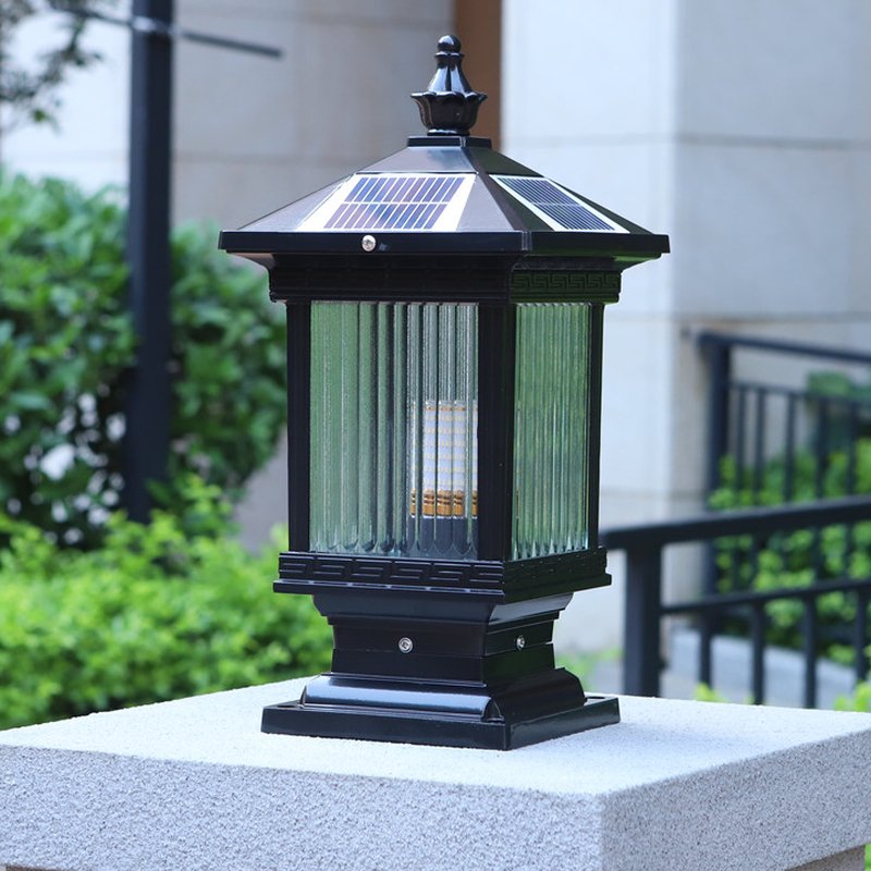 Ray Vintage de estilo clásico farol luminaria exterior solar