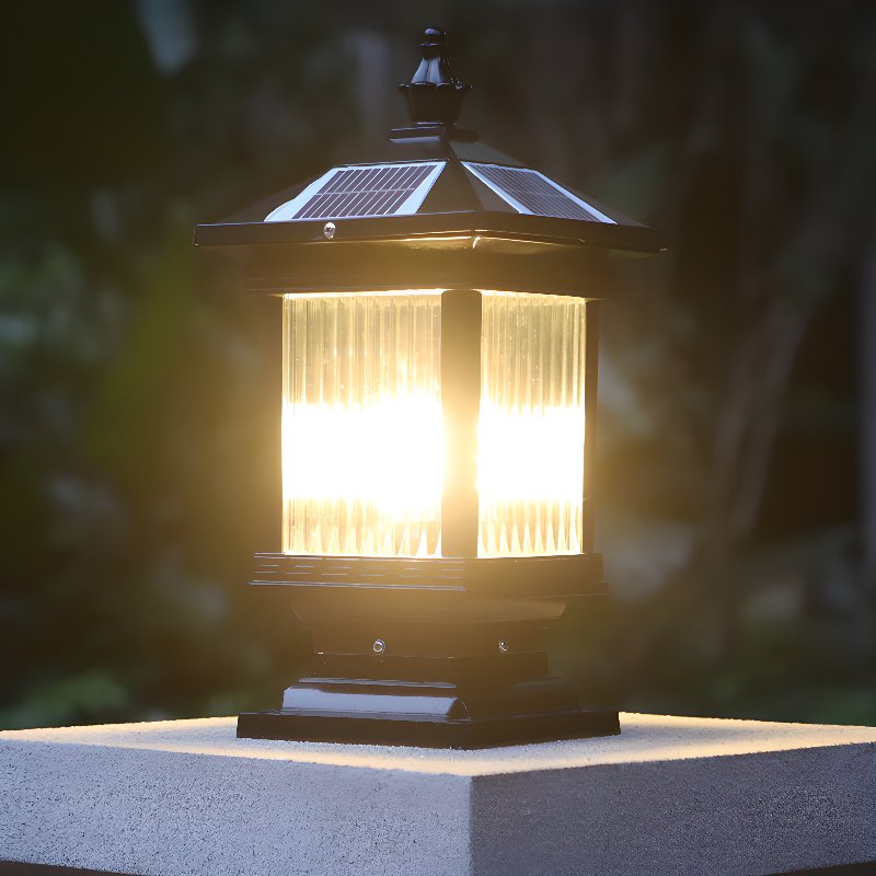 Ray Vintage de estilo clásico farol luminaria exterior solar
