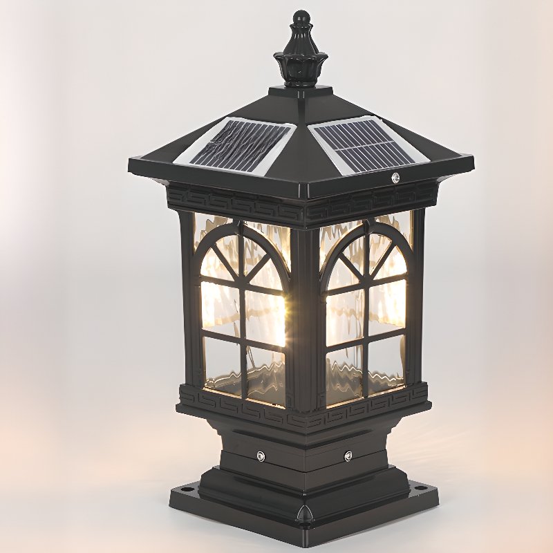 Ray Vintage de estilo clásico farol luminaria exterior solar