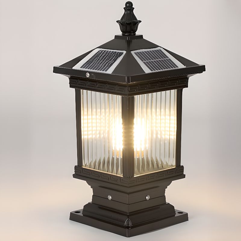 Ray Vintage de estilo clásico farol luminaria exterior solar