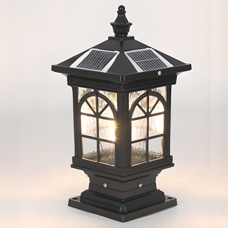 Ray Vintage de estilo clásico farol luminaria exterior solar