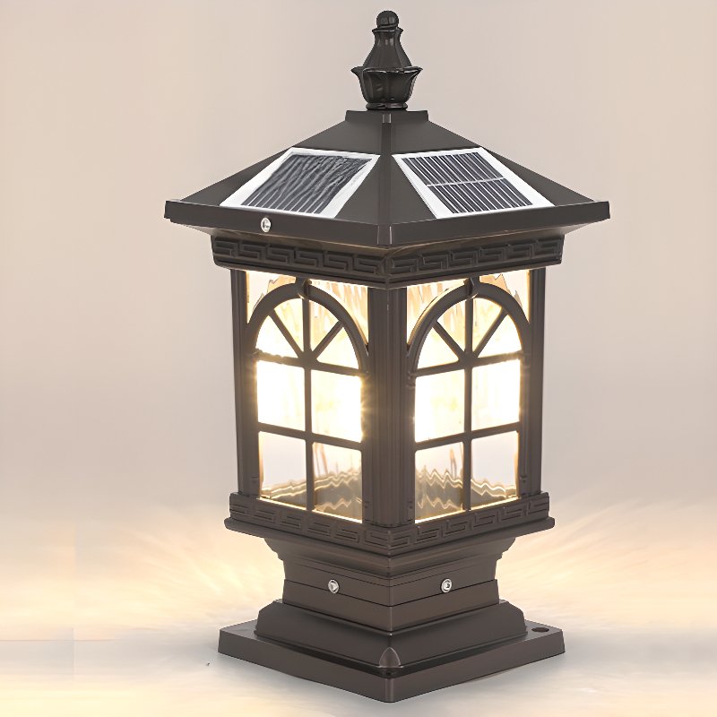 Ray Vintage de estilo clásico farol luminaria exterior solar