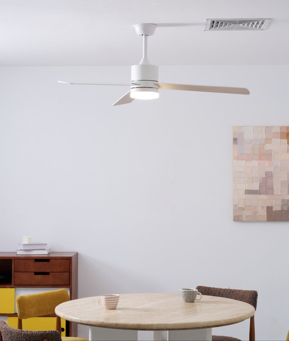 Virainian Ventilador con luz