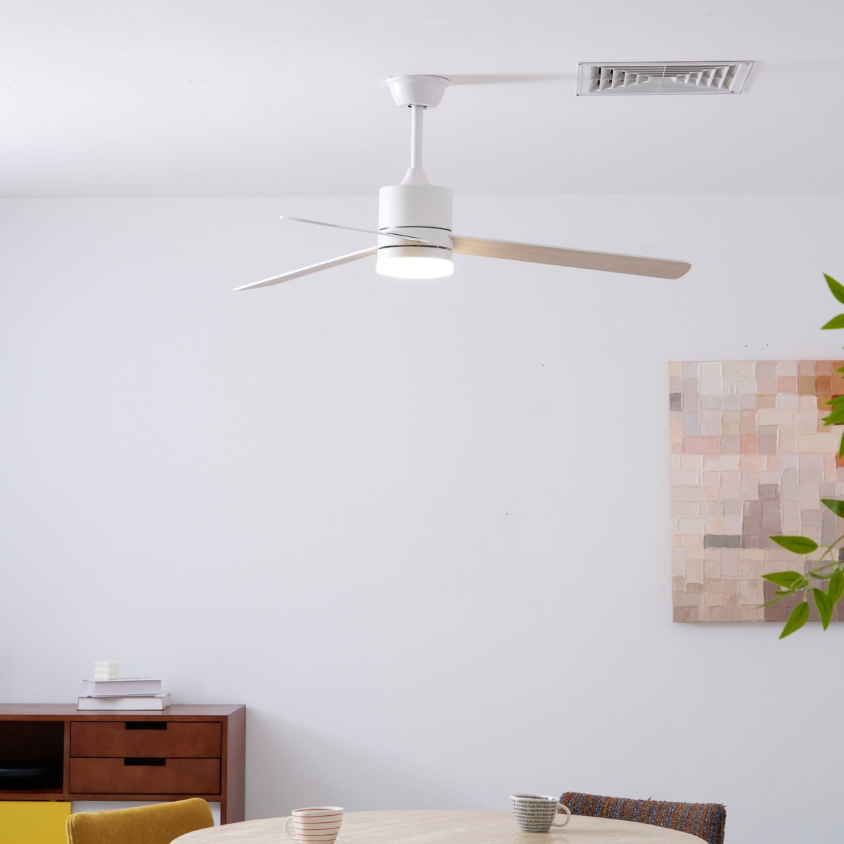 Virainian Ventilador con luz