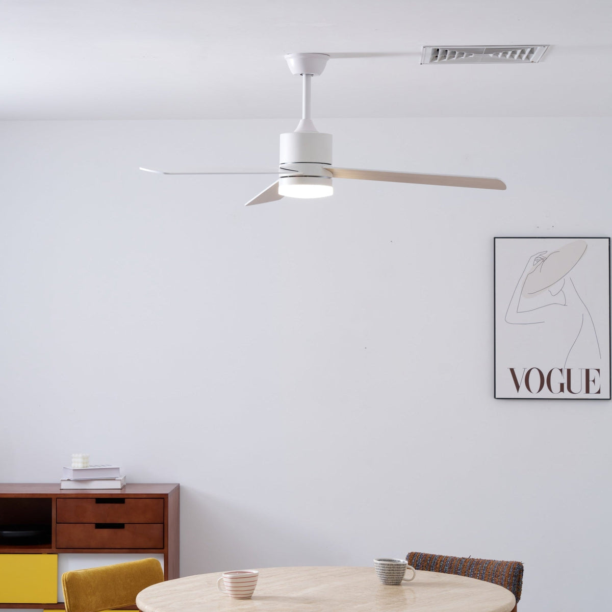 Virainian Ventilador con luz