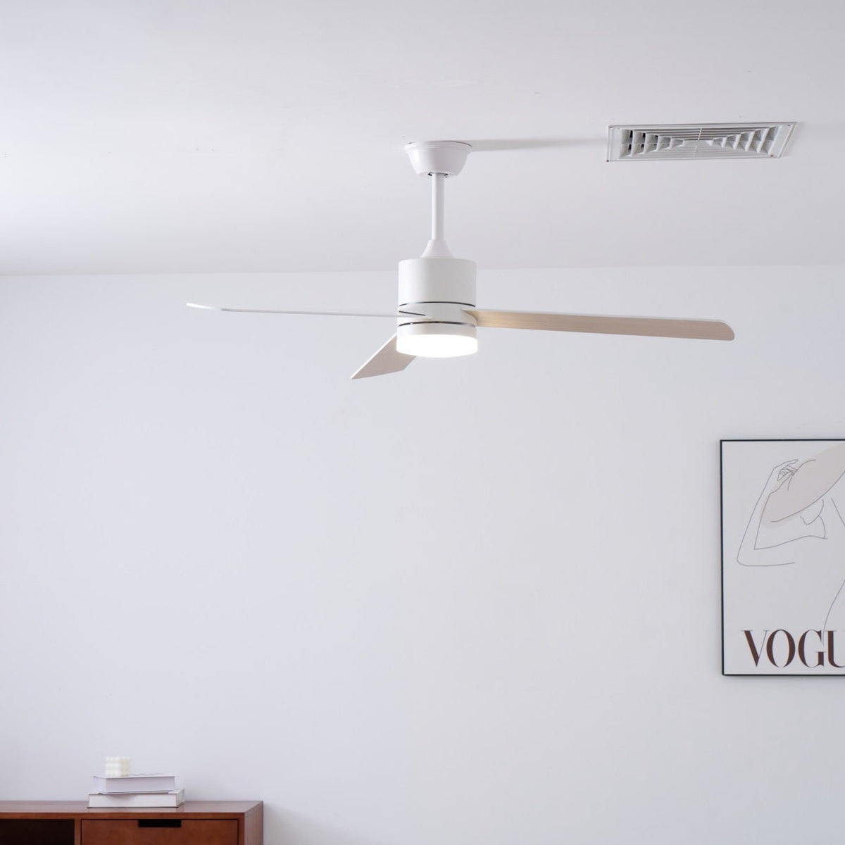 Virainian Ventilador con luz