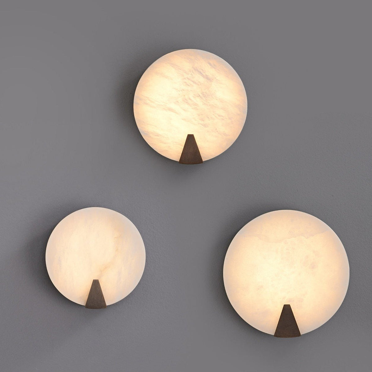 Albirira Halo aplique de pared alabastro