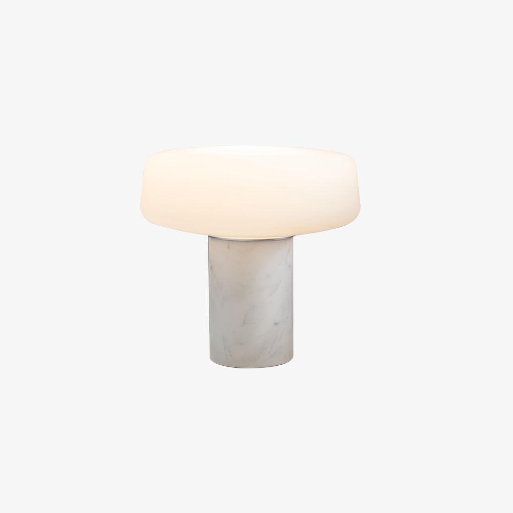 Erinilil lámpara de mesa con base de mármol