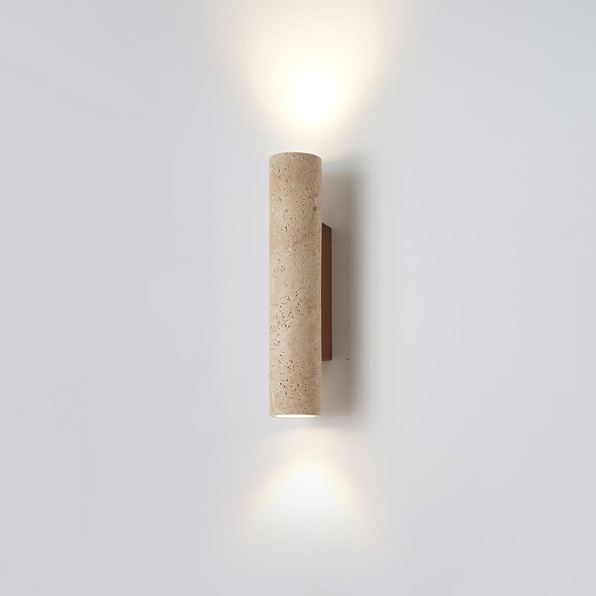 Seranise Slim Cylinder travertino aplique de pared