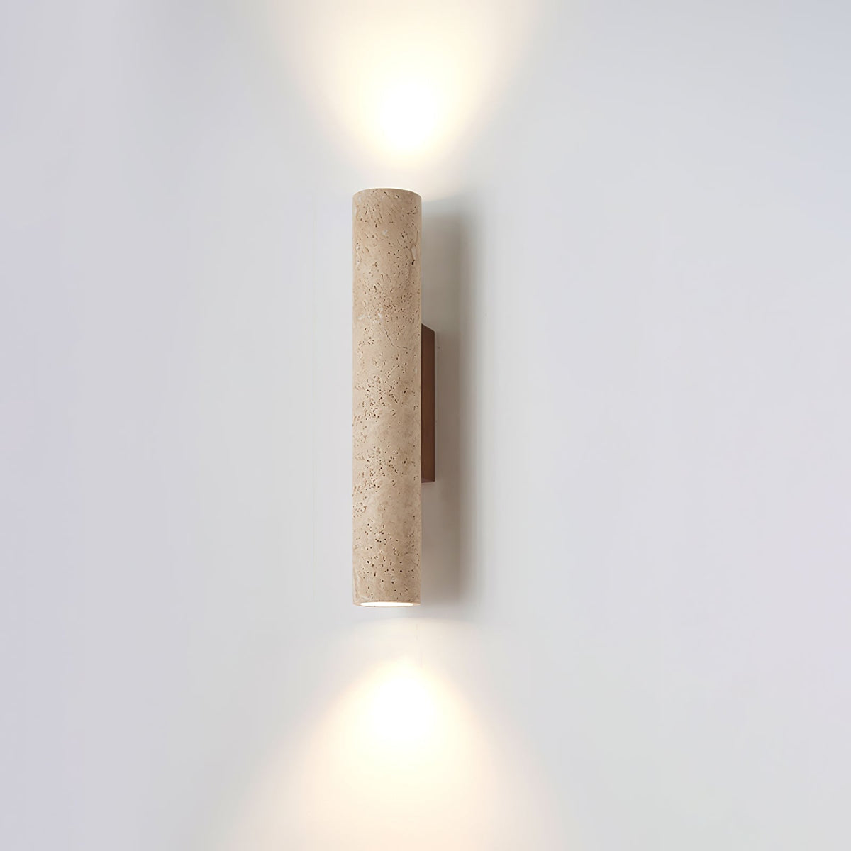 Seranise Slim Cylinder travertino aplique de pared