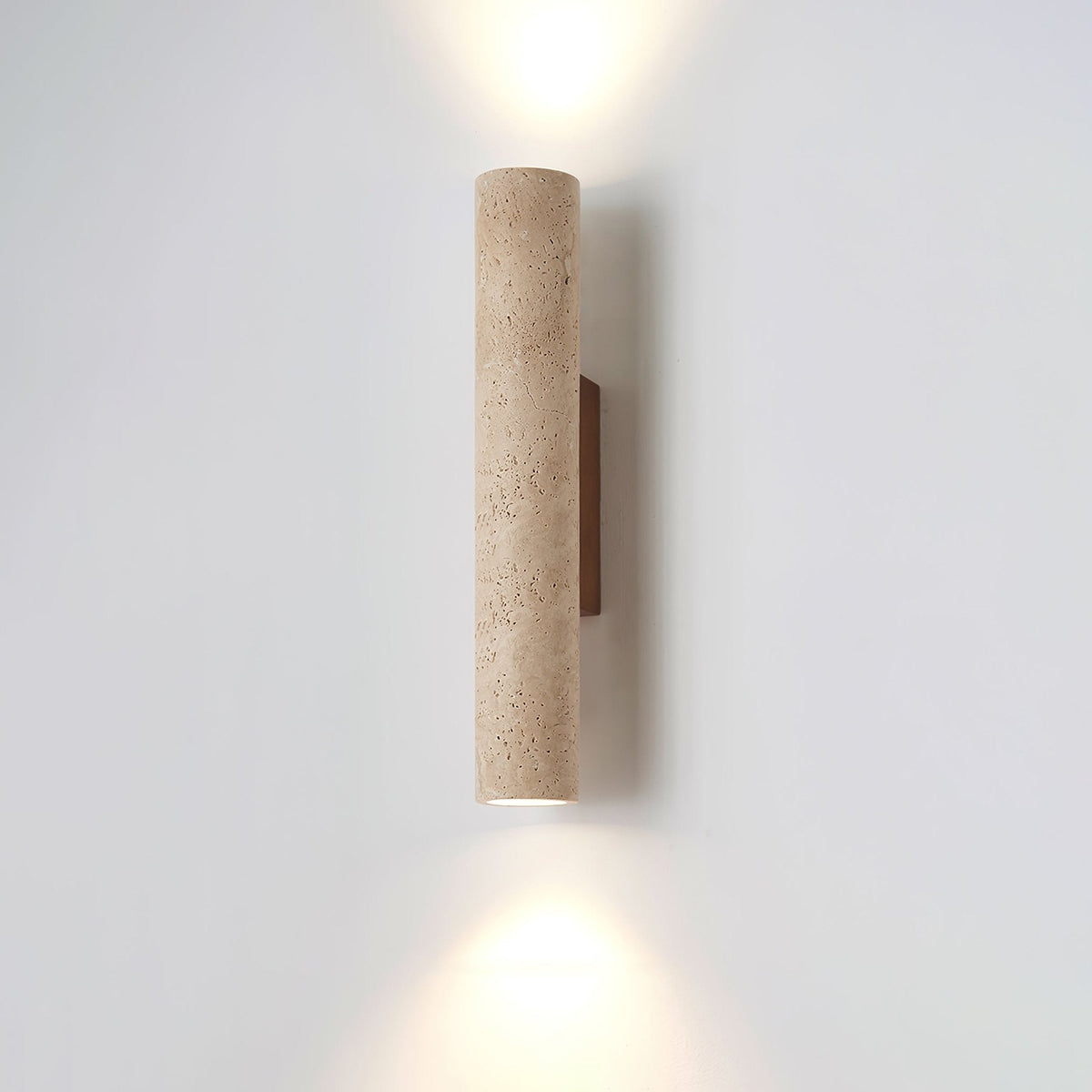 Seranise Slim Cylinder travertino aplique de pared