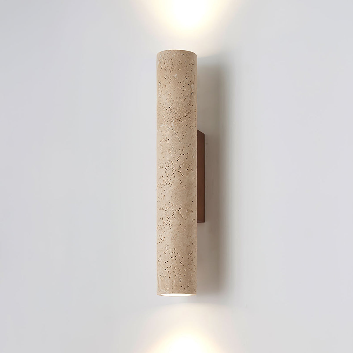Seranise Slim Cylinder travertino aplique de pared