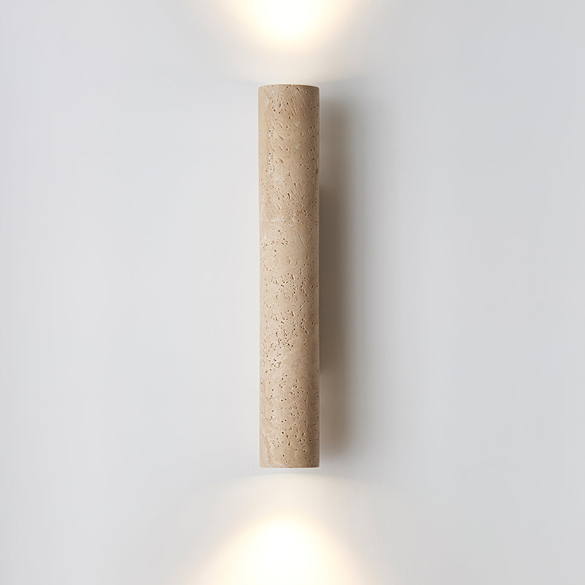 Seranise Slim Cylinder travertino aplique de pared