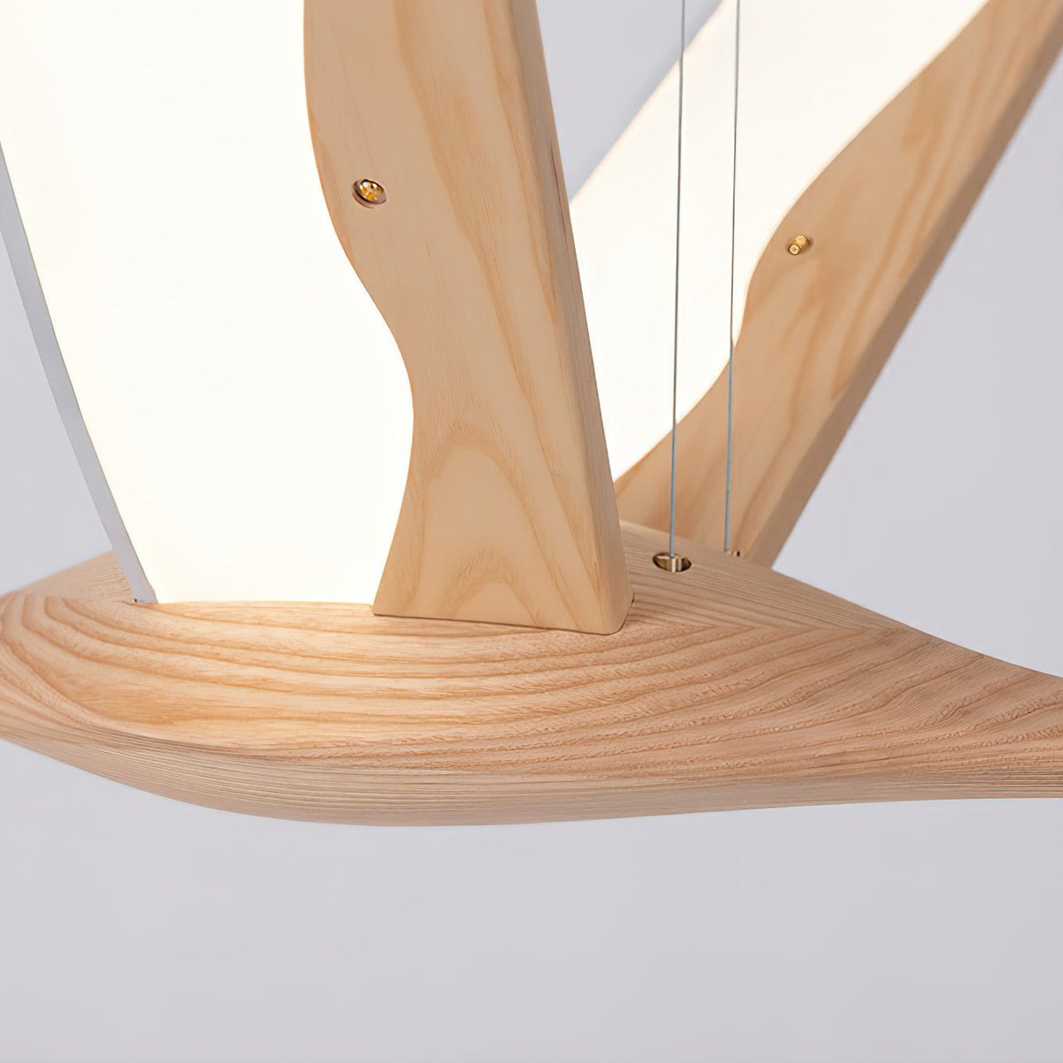 Syloine lámpara colgante moderna de madera