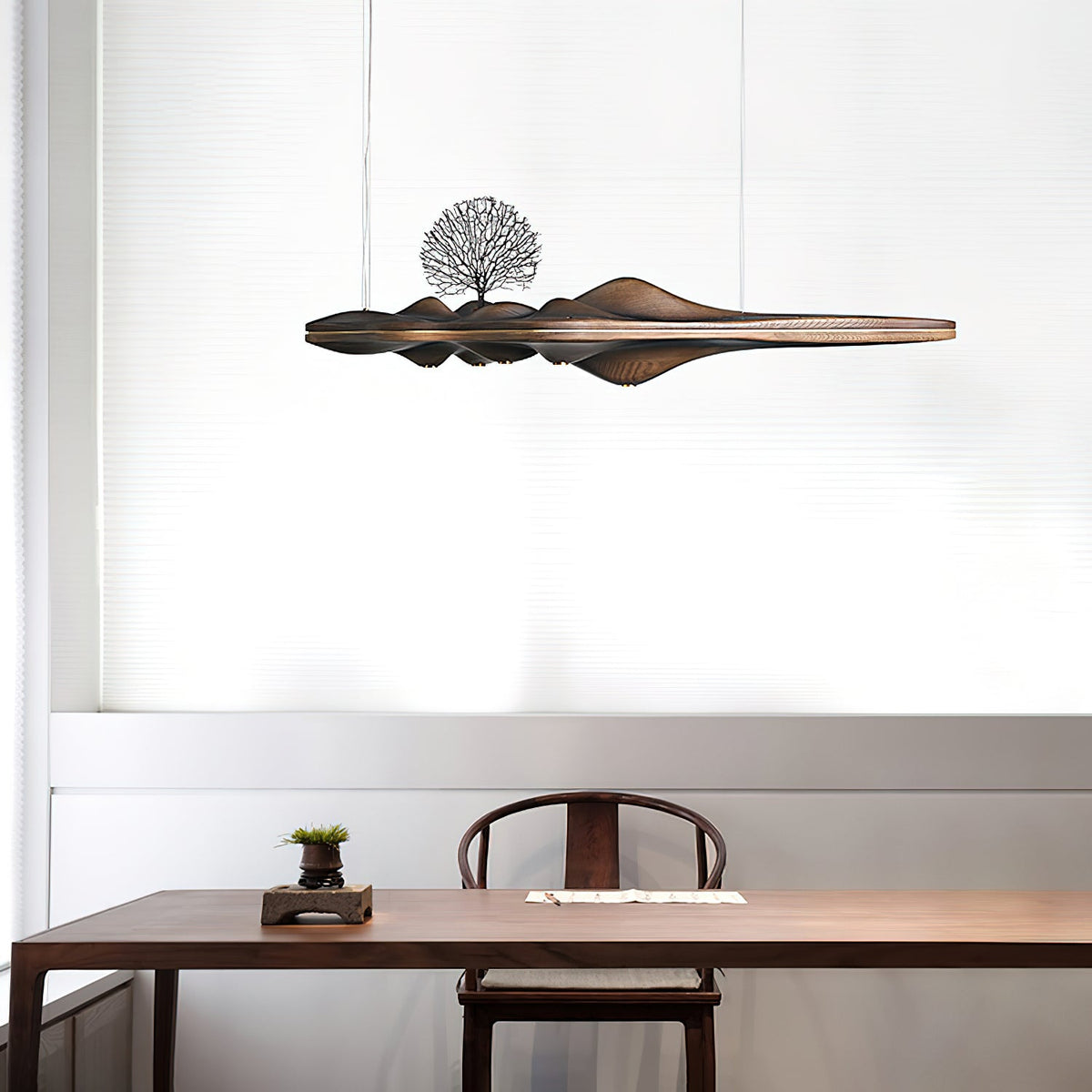 Tolven lámpara colgante Premium Elegancia de madera