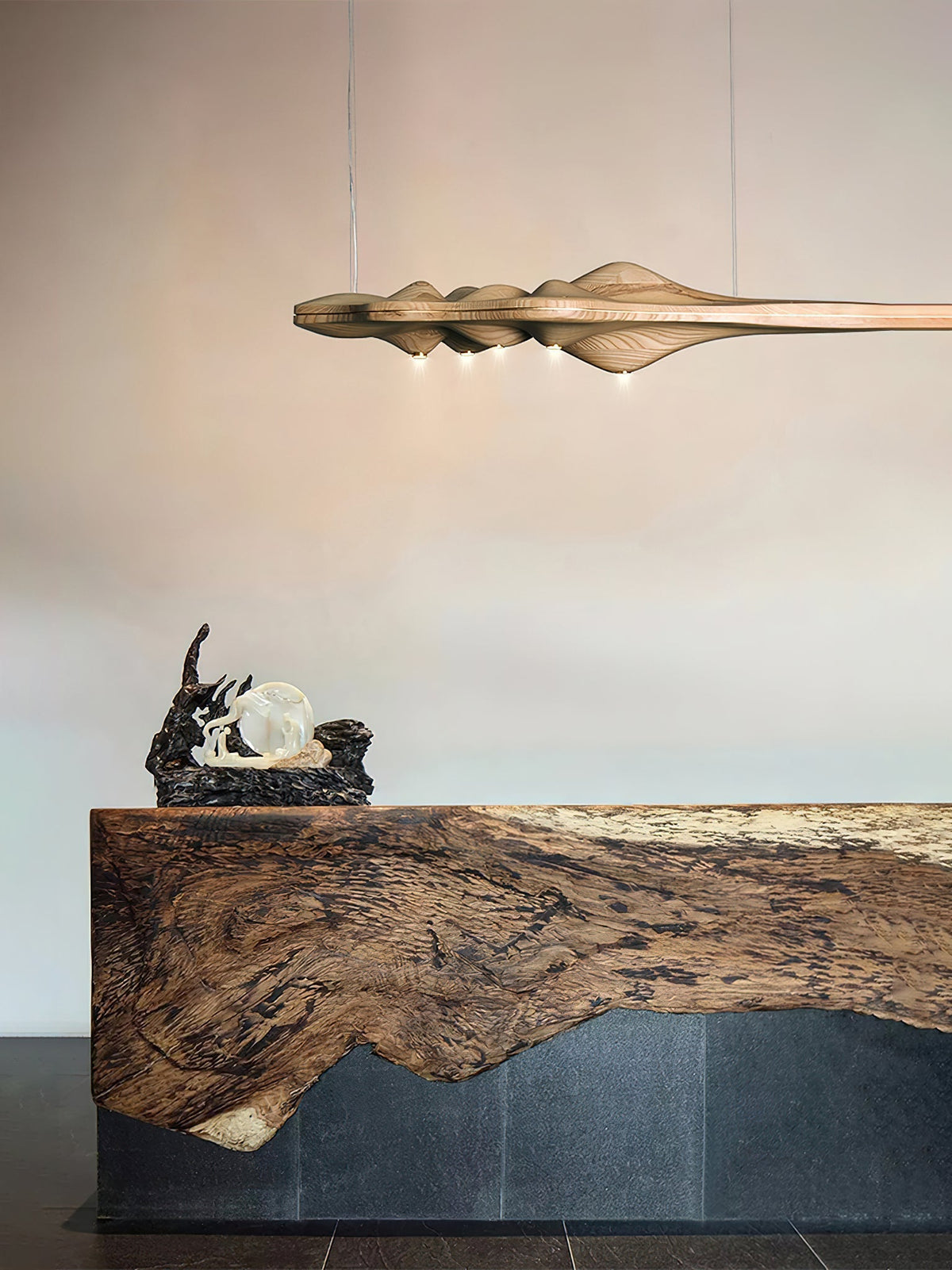 Tolven lámpara colgante Premium Elegancia de madera