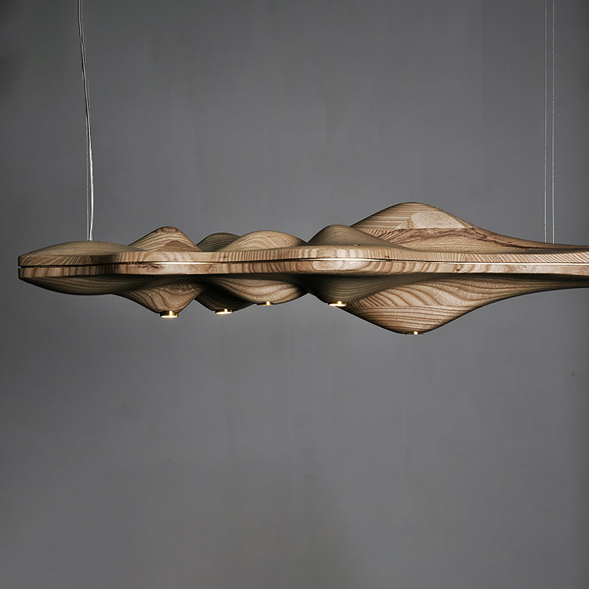 Tolven lámpara colgante Premium Elegancia de madera