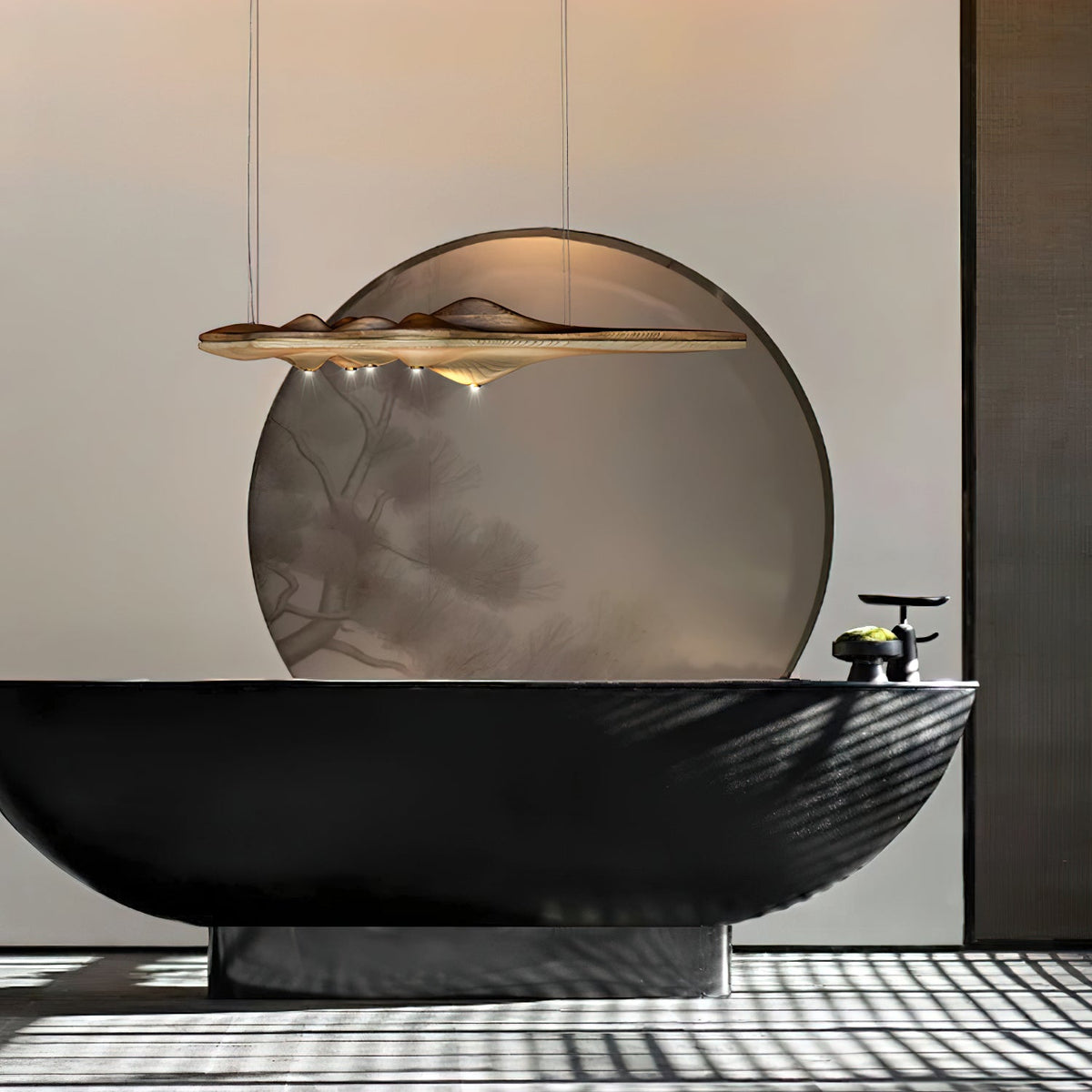 Tolven lámpara colgante Premium Elegancia de madera
