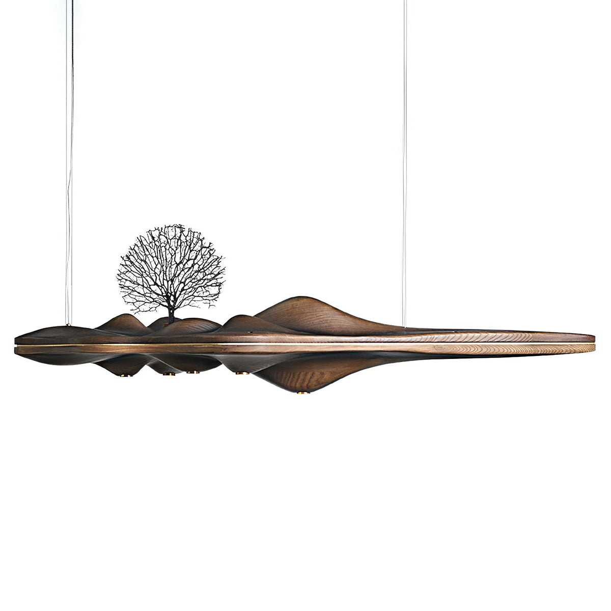 Tolven lámpara colgante Premium Elegancia de madera