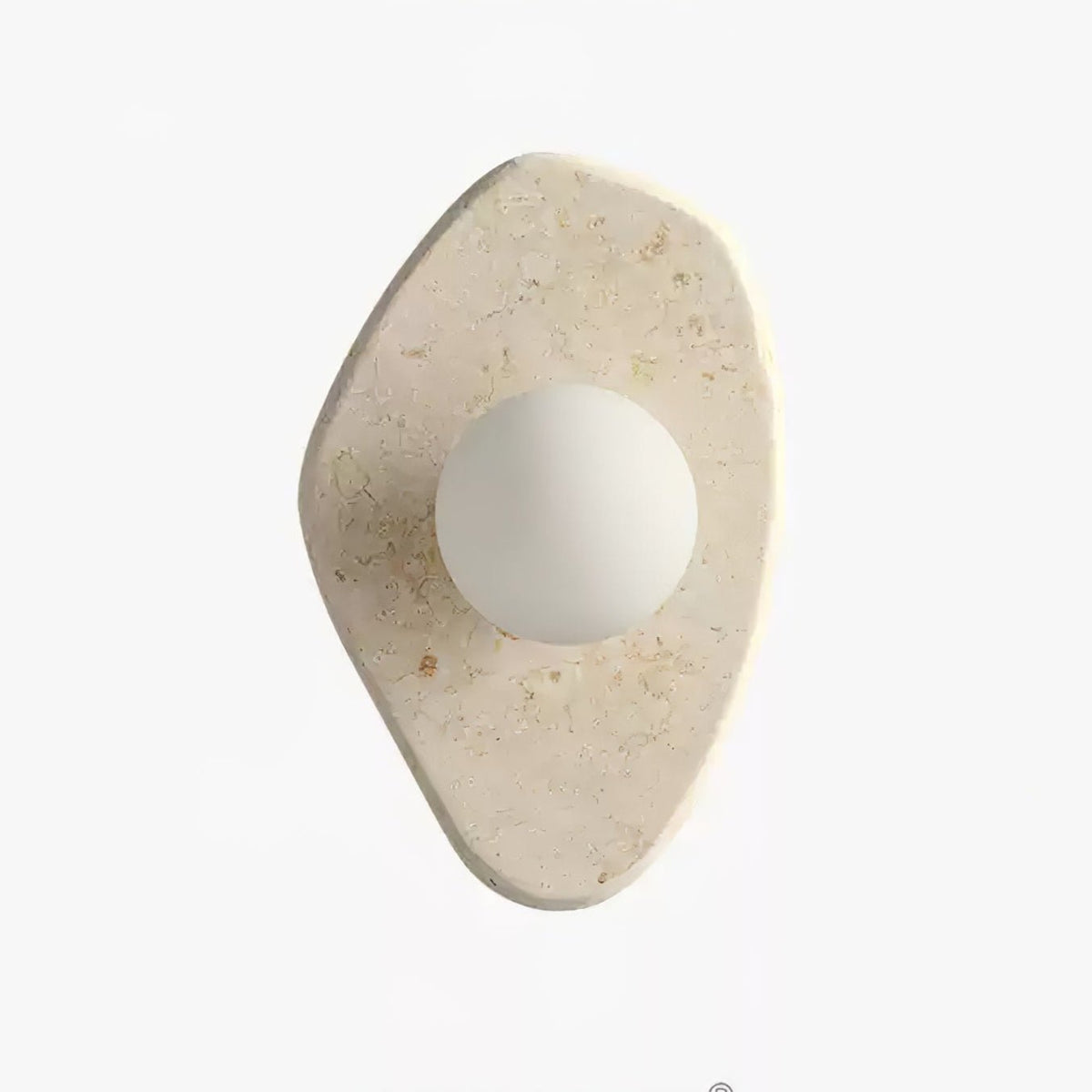 Pebble aplique de pared en mármol rústico