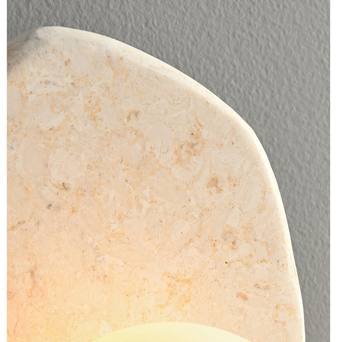 Pebble aplique de pared en mármol rústico